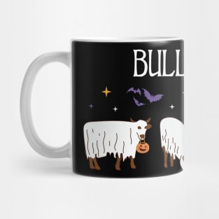 Bull Sheet Funny Ghost Bull Mug